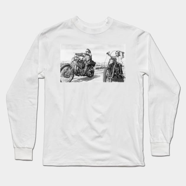 Easy Rider Long Sleeve T-Shirt by BryanWhipple